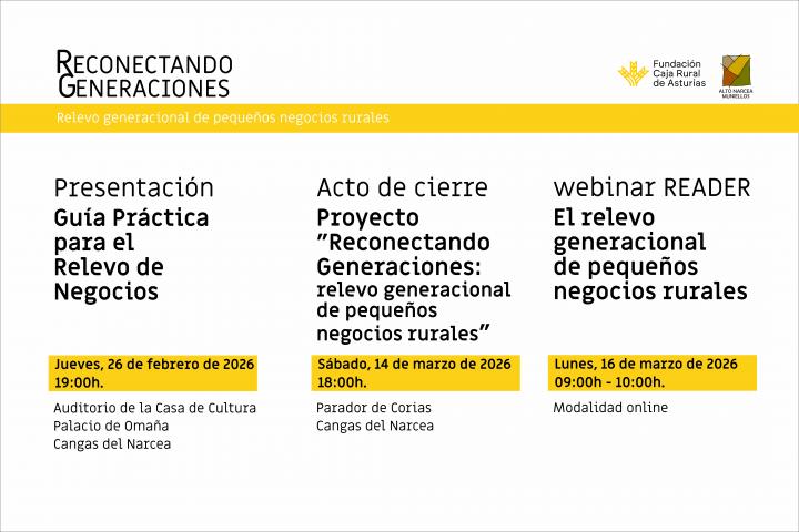 Noticia Relevo Generacional. Actos 2026