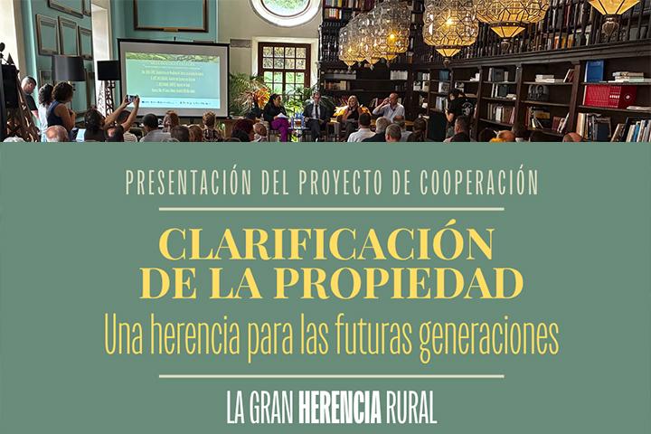 Presentación Proyecto de Cooperación Clarificación de la propiedad rural